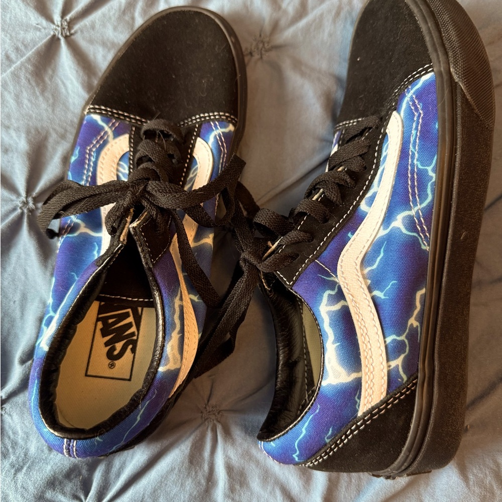 Lightning streaked Vans